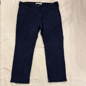 Signature by Levi Strauss Men's Navy Cargo Pants